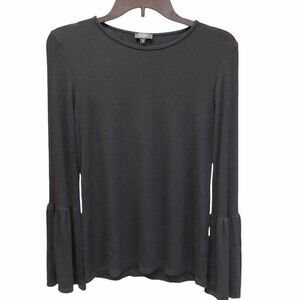 MOVING SALE SEN ribbed bell sleeve shirt top